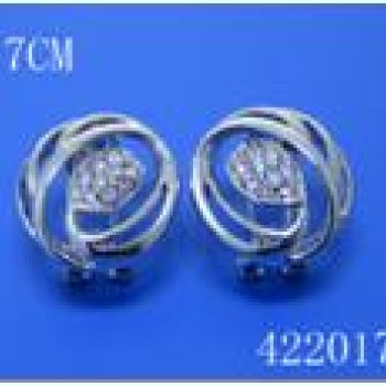 Auskari ar rodija pārklājumu