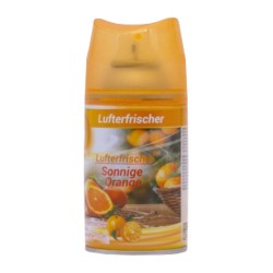 Gaisa atsvaidzinātājs-aerosols REINEX Sonnige orange 250 ml ar apelsīnu aromātu baloniņā (papildināj