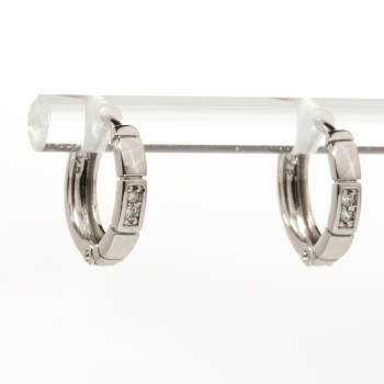 Auskari ar rodija pārklājumu (riņķi)