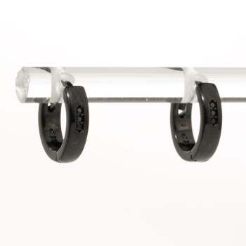 Auskari ar nerūsējošo tēraudu (riņķi)