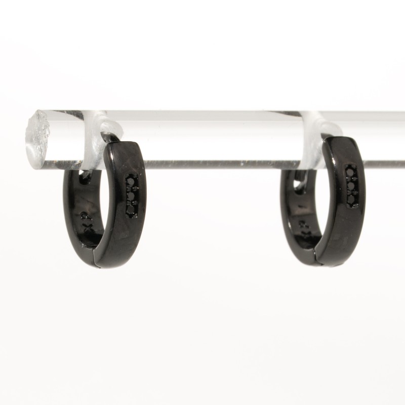 Auskari ar nerūsējošo tēraudu (riņķi)