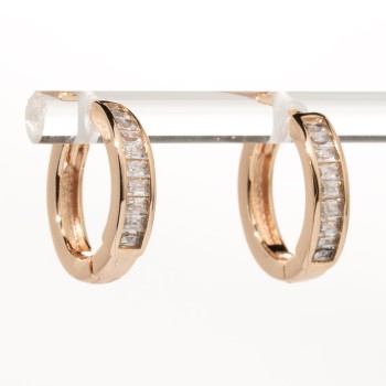 Apzeltīti auskari (riņķi)