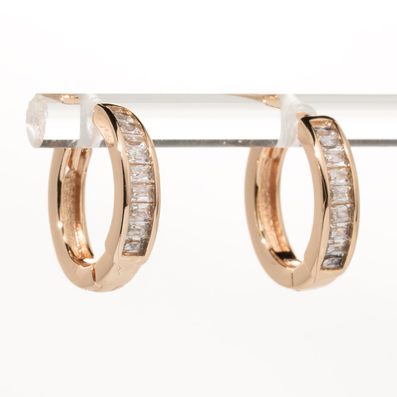 Apzeltīti auskari (riņķi)