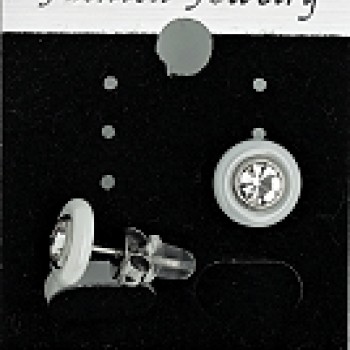 Auskari ar rodija pārklājumu un keramiku