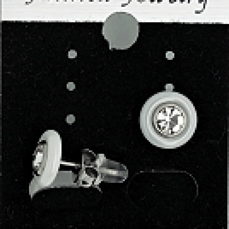 Auskari ar rodija pārklājumu un keramiku