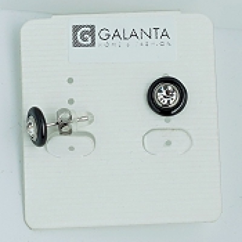 Auskari ar rodija pārklājumu un keramiku