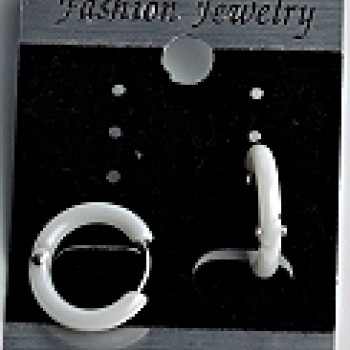 Auskari ar rodija pārklājumu un keramiku