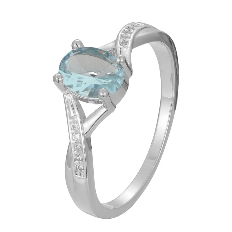 Gredzens ar rodija pārklājumu