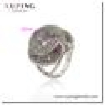 Gredzens ar rodija pārklājumu