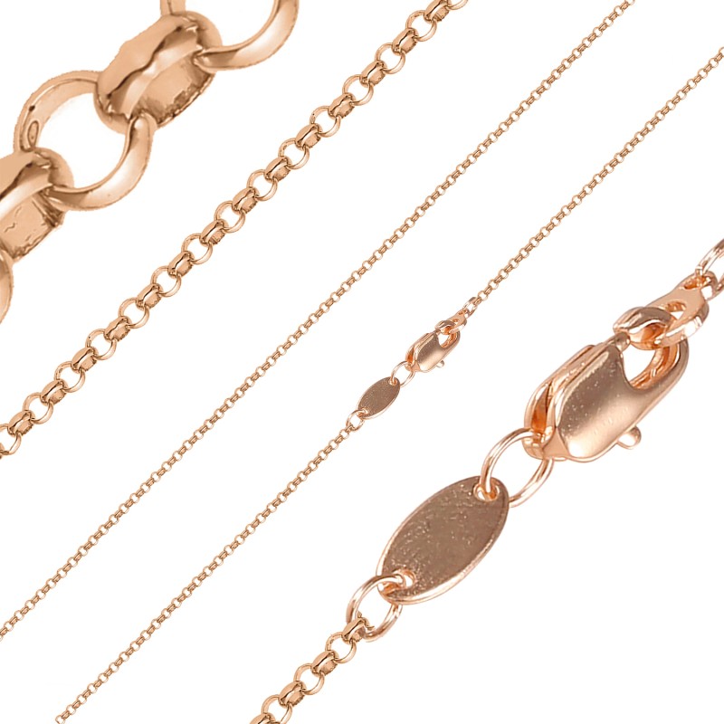 Apzeltītā ķēdīte Klasisku Rolo Belchera posmu virkne