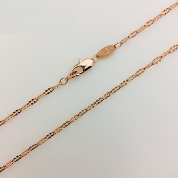 Apzeltītā ķēdīte Sequin posmu virkne