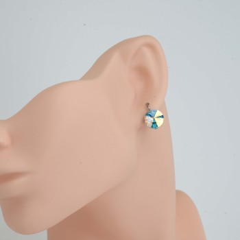 SWAROWSKI auskari ar rodija pārklājumu