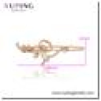 Matu sprādze apzeltīta