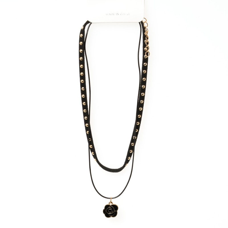 Čokeris Fashion Yewelry dekoratīvais ar kulonu