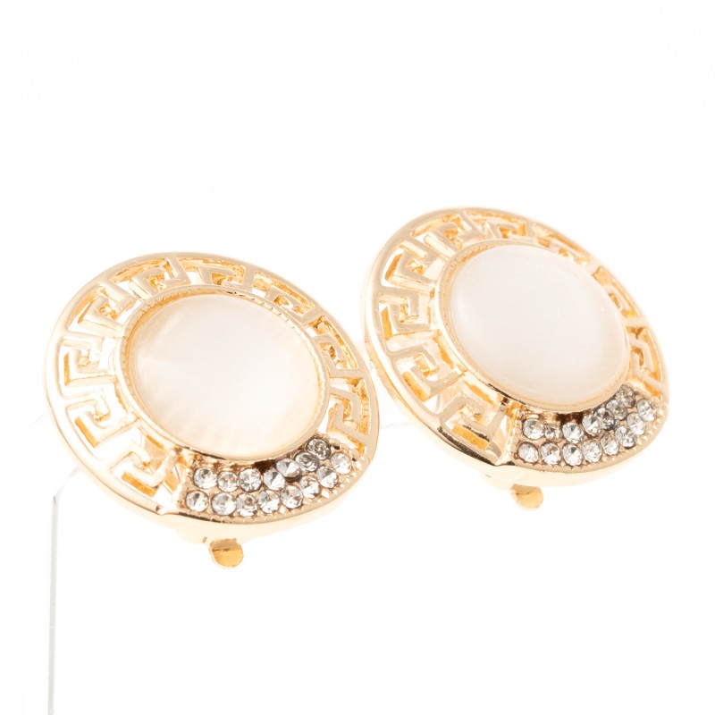 apzeltīti klipši Fashion Yewelry