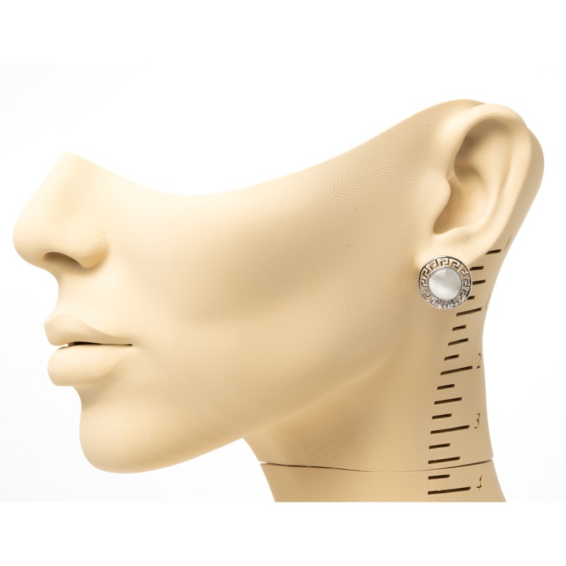 klipši ar rodija pārklājumu Fashion Yewelry