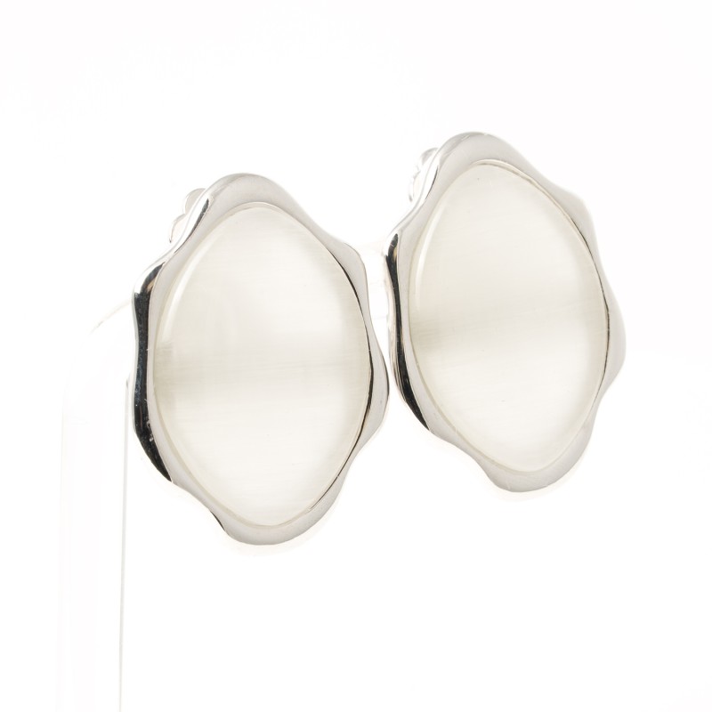 klipši ar rodija pārklājumu Fashion Yewelry