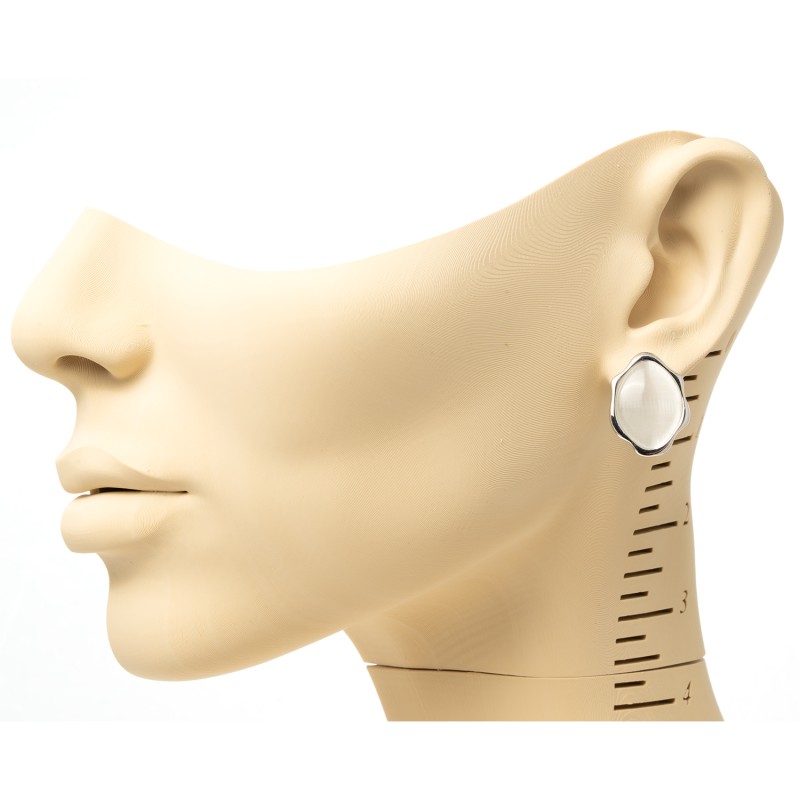 klipši ar rodija pārklājumu Fashion Yewelry