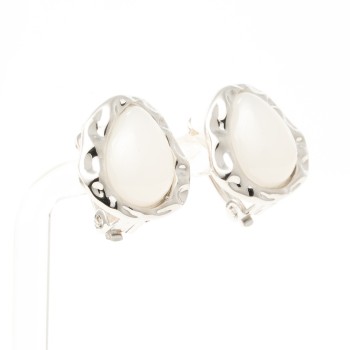 klipši ar rodija pārklājumu Fashion Yewelry