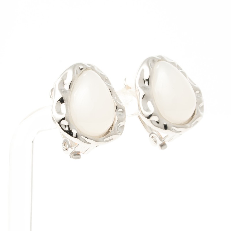 klipši ar rodija pārklājumu Fashion Yewelry