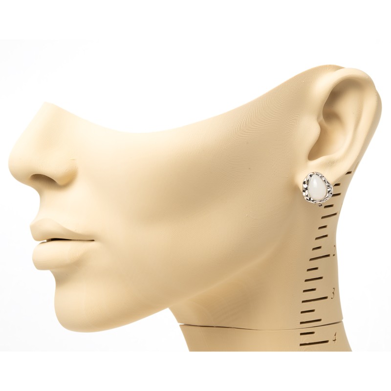 klipši ar rodija pārklājumu Fashion Yewelry