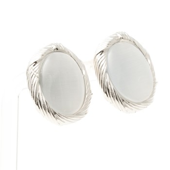 klipši ar rodija pārklājumu Fashion Yewelry