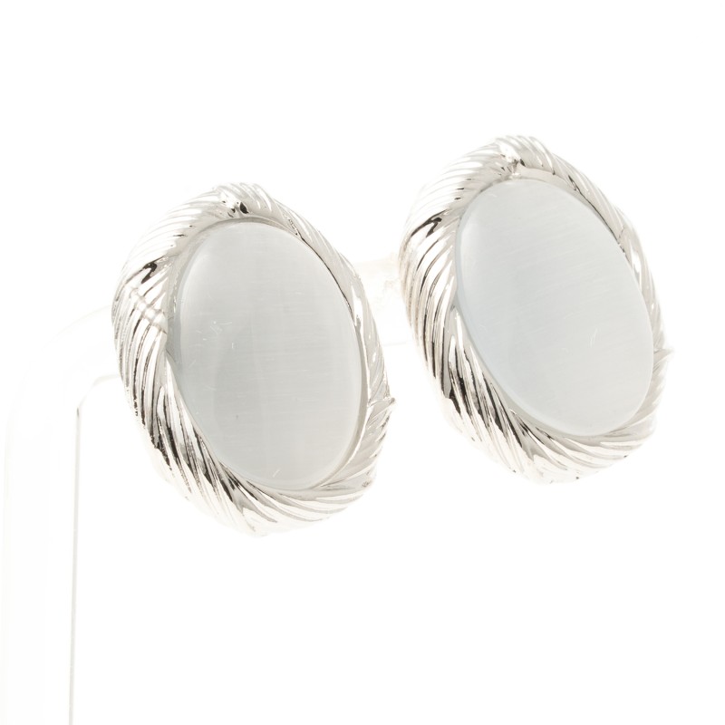 klipši ar rodija pārklājumu Fashion Yewelry