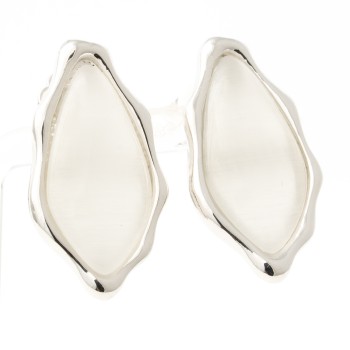 klipši ar rodija pārklājumu Fashion Yewelry