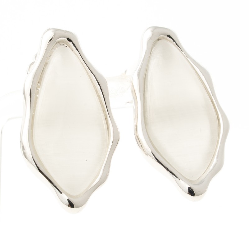 klipši ar rodija pārklājumu Fashion Yewelry