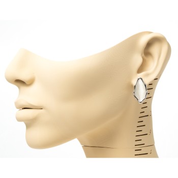 klipši ar rodija pārklājumu Fashion Yewelry