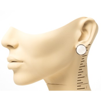 klipši ar rodija pārklājumu Fashion Yewelry