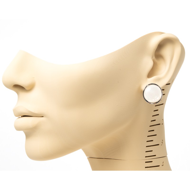 klipši ar rodija pārklājumu Fashion Yewelry