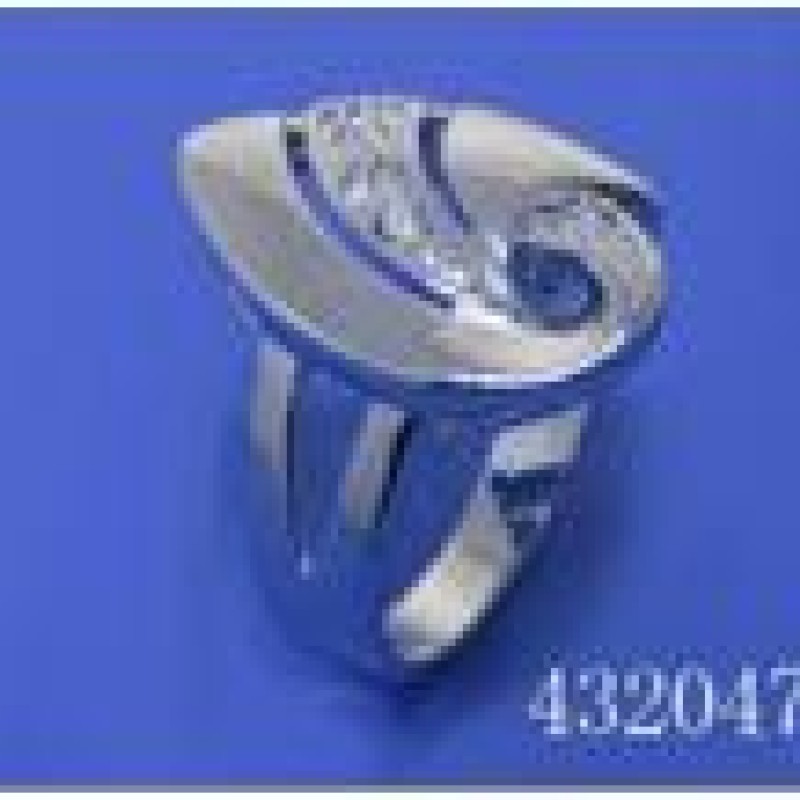 Gredzens ar rodija pārklājumu