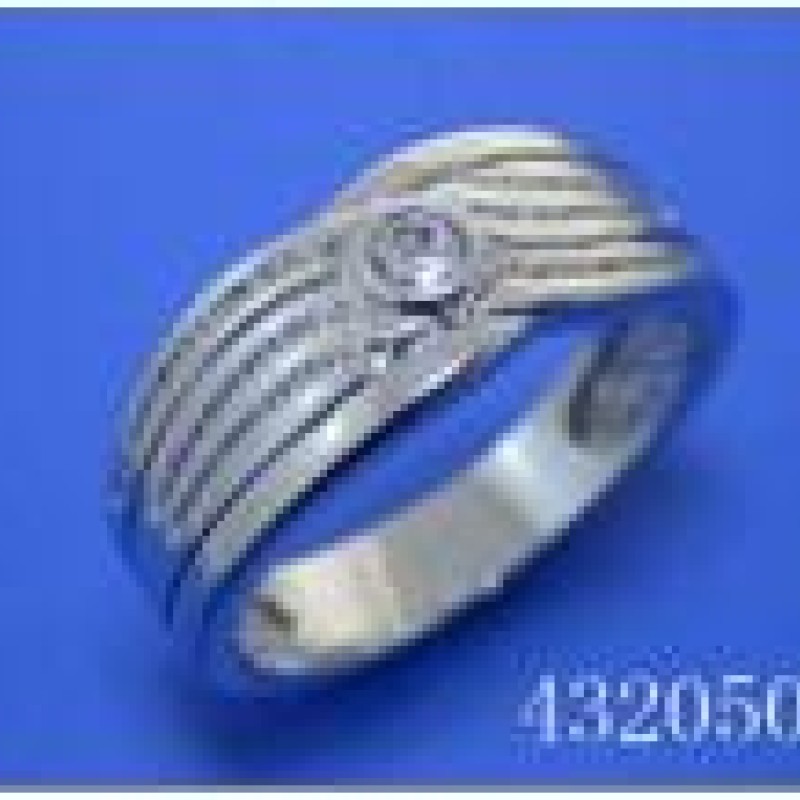 Gredzens ar rodija pārklājumu