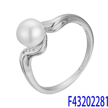 Gredzens ar rodija pārklājumu