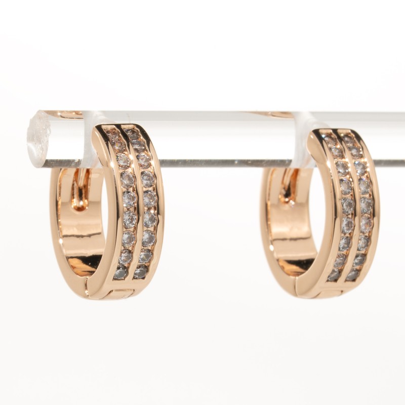 Apzeltīti auskari (riņķi)