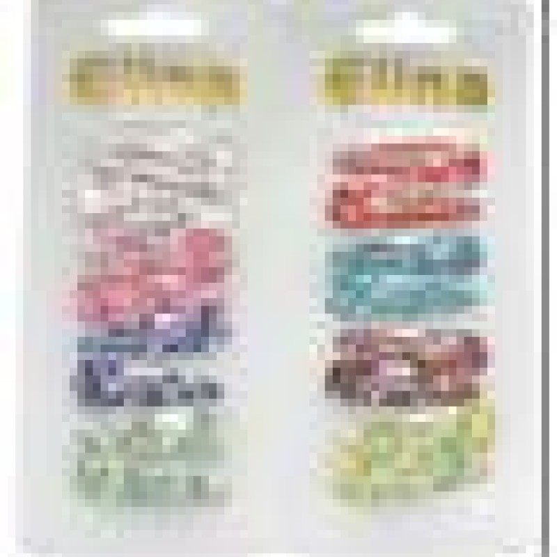 Matu sprādzes Elina (8gab.) 4,5cm krāsainas