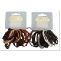 Matu gumiju komplekts Elina 24gab. Brūna vai melna krāsas