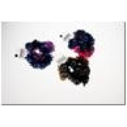 Matu gumijas REGINA ar puķēm (2gab.) (3 veidi)