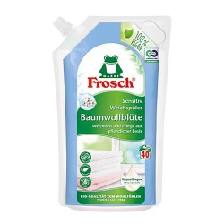Veļas mīkstinātājs Frosch Baumwollblute Sensitive 1000ml