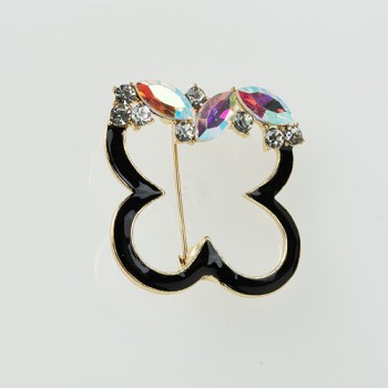 Broša āboliņa lapa "Van Cleef"