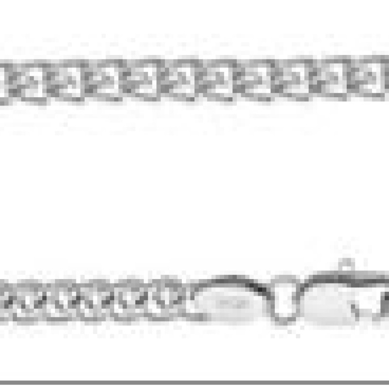 Ķēdīte ar rodija pārklājumu