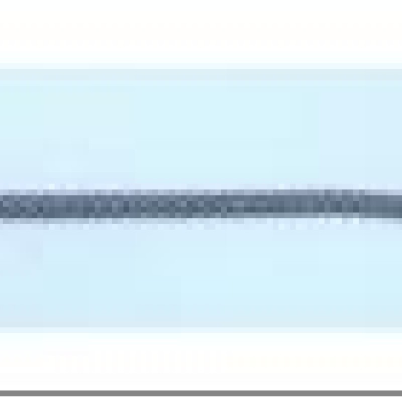 Ķēdīte ar rodija pārklājumu Klasisks Maiami stila pinums