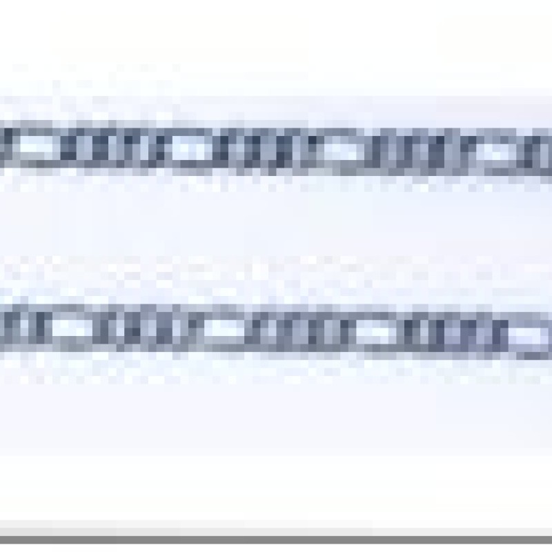 Ķēdīte ar rodija pārklājumu Klasiskā Figaro virkne