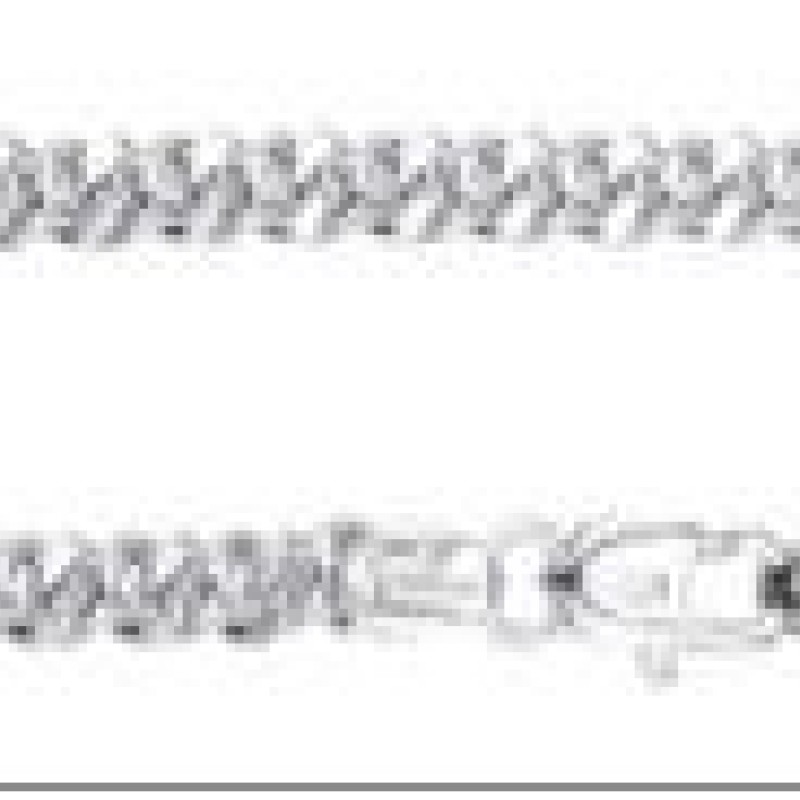 Ķēdīte ar rodija pārklājumu Infinity 8-ka posmu pinums