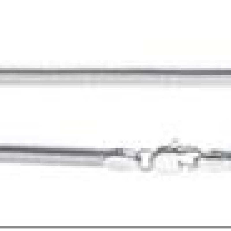 Ķēdīte ar rodija pārklājumu Plakanu čūskas skeleta posmu virkne