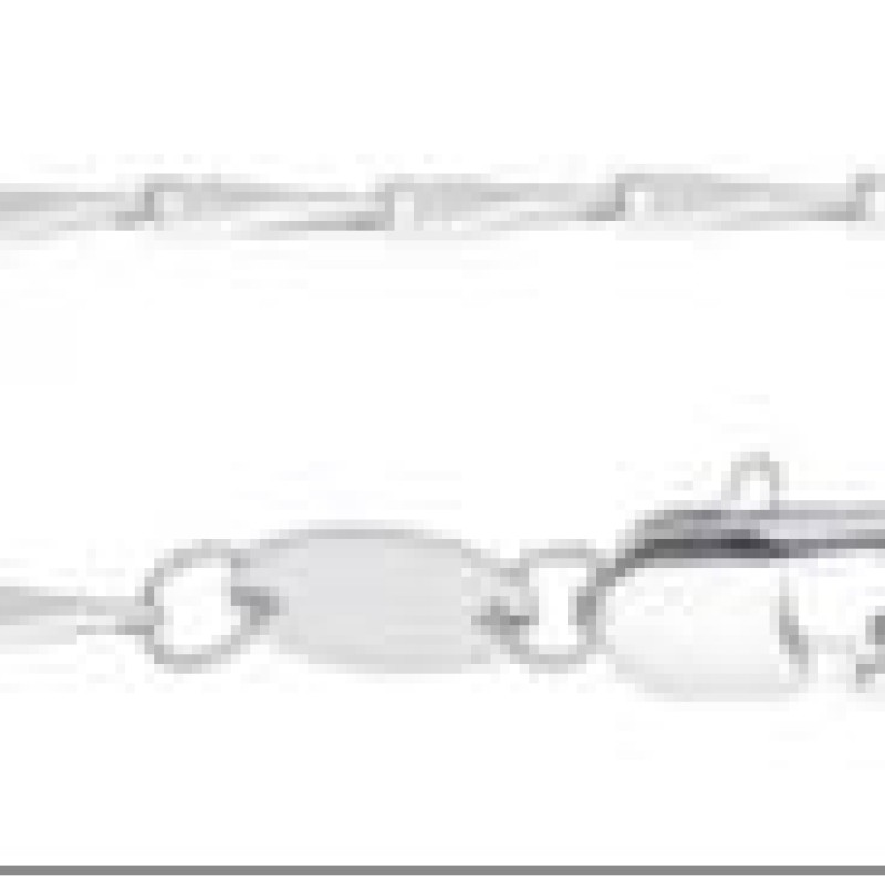 Ķēdīte ar rodija pārklājumu Elegantu klasisku stienīšu posmu virkne ar šarnīrveida saitēm