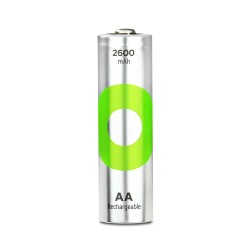 GP ReCyko AA/ R6/ HRM6 uzlādējamās baterijas Ni-MH 2600 mAh, (4xAA) 1,2V (4gab.) plast. kastē