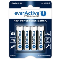 everActive baterija PRO ALKALINE LR6/ AA 1,5V (4gab.) blisterī