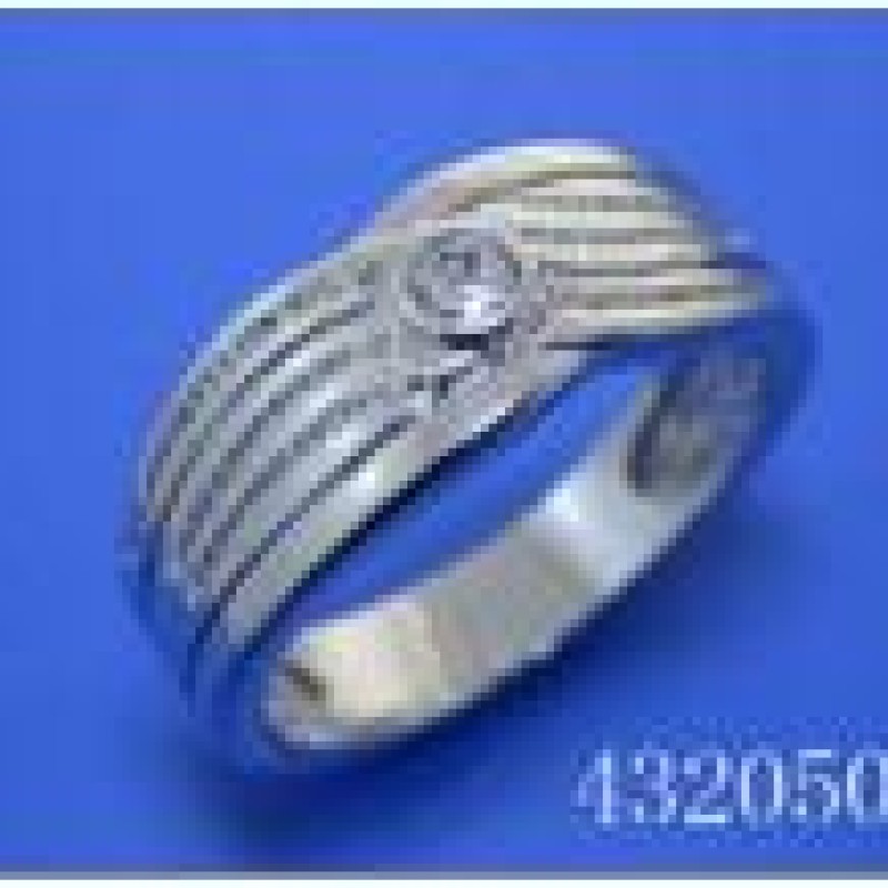 Gredzens ar rodija pārklājumu